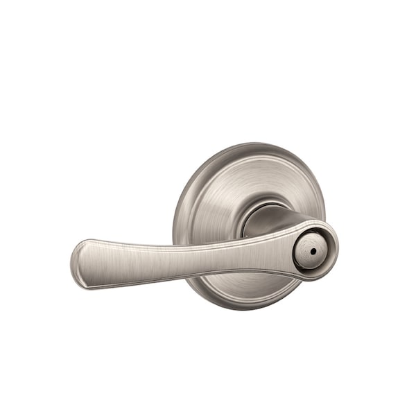 Schlage Schlage Avila Satin Nickel Bed and Bath Lever Right or Left Handed F40VVLA619 - main